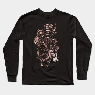 ALien Style - Psychomorph / Abstract Horror Long Sleeve T-Shirt